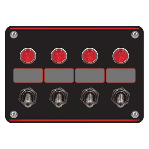 Longacre® - Accessory Switch Panel with Pilot Lights
