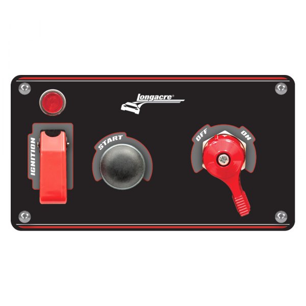 Longacre® - Start and Ignition Panel With Pilot Light and Battery Disconnect 