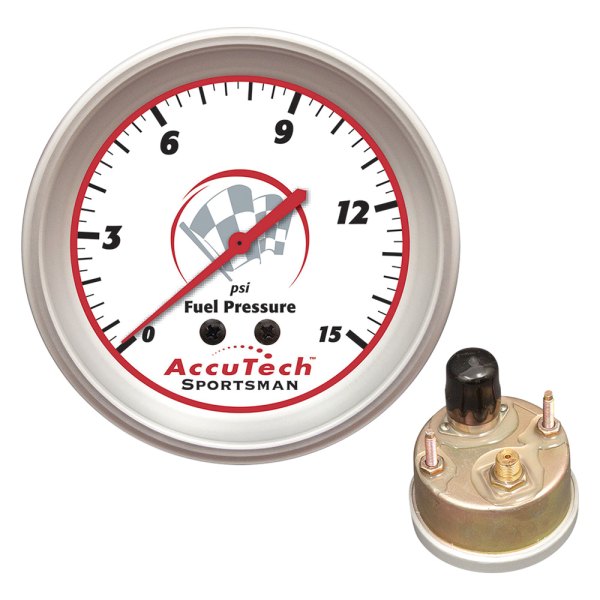 Longacre® - AccuTech™ Sportsman™ 2015 Weather Resistant Fuel Pressure Gauge