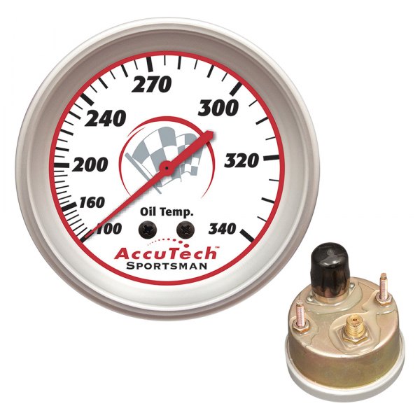 Longacre® - AccuTech™ Sportsman™ 2015 Weather Resistant Oil Temperature Gauge