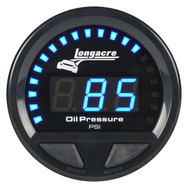 Longacre® - Digital Elite Waterproof Oil Pressure Gauge