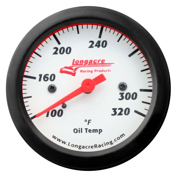 Longacre® - Oil Temperature Gauge, 100-320 F