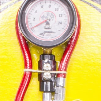 Longacre® - Deluxe™ Glow-In-The-Dark Dial Tire Pressure Gauge