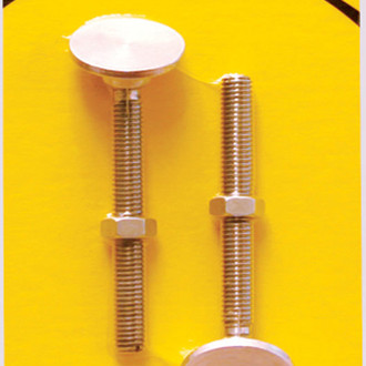 Longacre® 52-72894 - 4" Replacement Screw-In Steel Swivel Feets, 2 Pieces