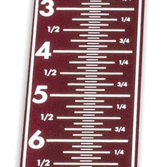 Longacre® 52-72989 - 2" to 8" Laser Chassis Height Checker Target