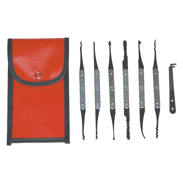 LTI Tools® - 7-piece Rocker Lock Pick Kit