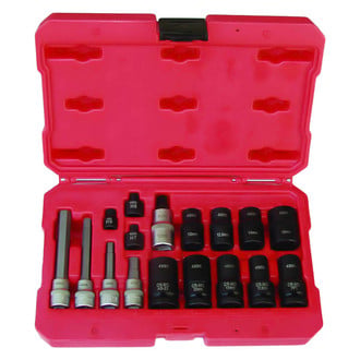 LTI Tools® LT4996 - 17-piece Brake Caliper Socket Kit
