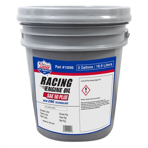 Lucas Oil® - SAE 50 Conventional Racing Motor Oil, 5 Quarts
