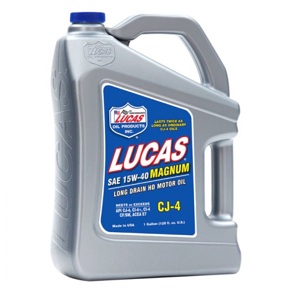 Lucas Oil® - SAE 15W-40 Heavy Duty Diesel Motor Oil, 1 Gallon