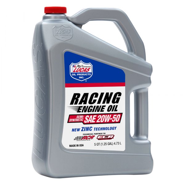 Lucas Oil® - Racing SAE 20W-50 Synthetic Blend Motor Oil, 1 Quart