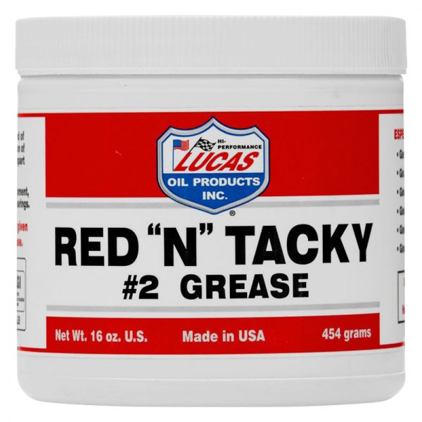 Lucas Oil® - Red "N" Tacky Grease Tub