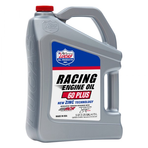 Lucas Oil® - Plus™ Racing Oil ZDDP SAE 60 Plus Conventional Motor Oil, 5 Gallons x 1 Pail