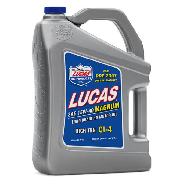 Lucas Oil® - Magnum™ Long Drain Heavy Duty High TBN SAE 15W-40 Conventional Motor Oil, 1 Gallon
