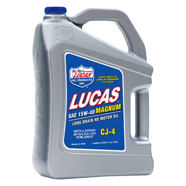 Lucas Oil® - Magnum Long Drain SAE 15W-40 Conventional Motor Oil, 1 Gallon