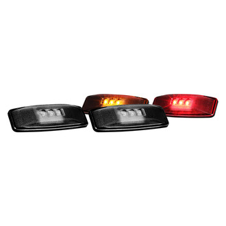 Lumen® - Rear Black Smoke LED Side Marker Lights