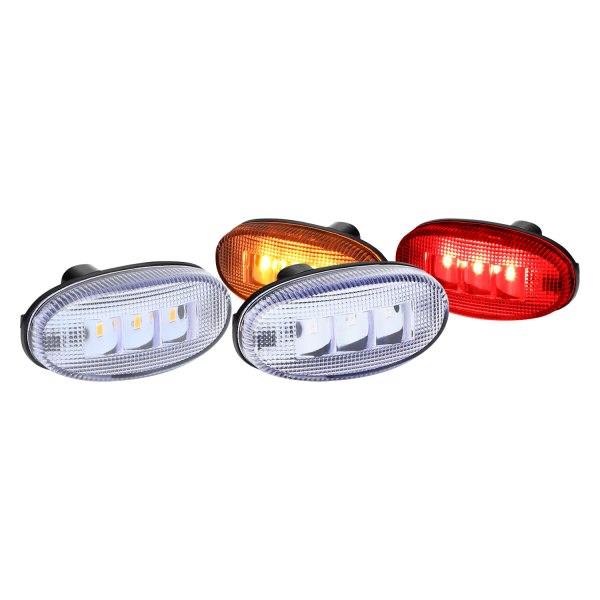 Lumen® - Rear Black LED Side Marker Lights