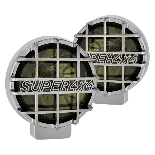 Lumen® - 6" Super 4x4 Round Chrome Fog Beam Smoke Lights
