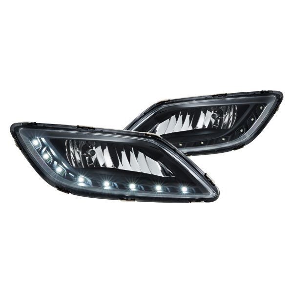 Lumen® - Factory Style Fog Lights with LED DRL, Hyundai Veloster