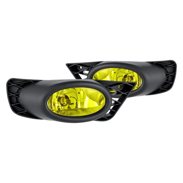 Lumen® - Yellow Factory Style Fog Lights, Honda Civic