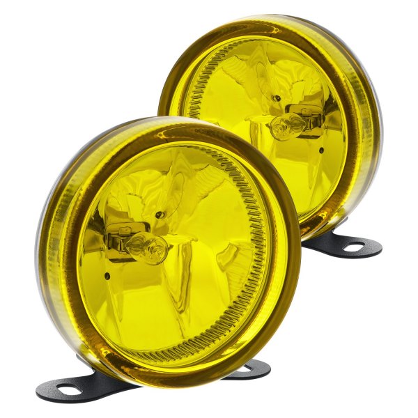 Lumen® - Yellow 3.5" Round Crystal Fog Lights