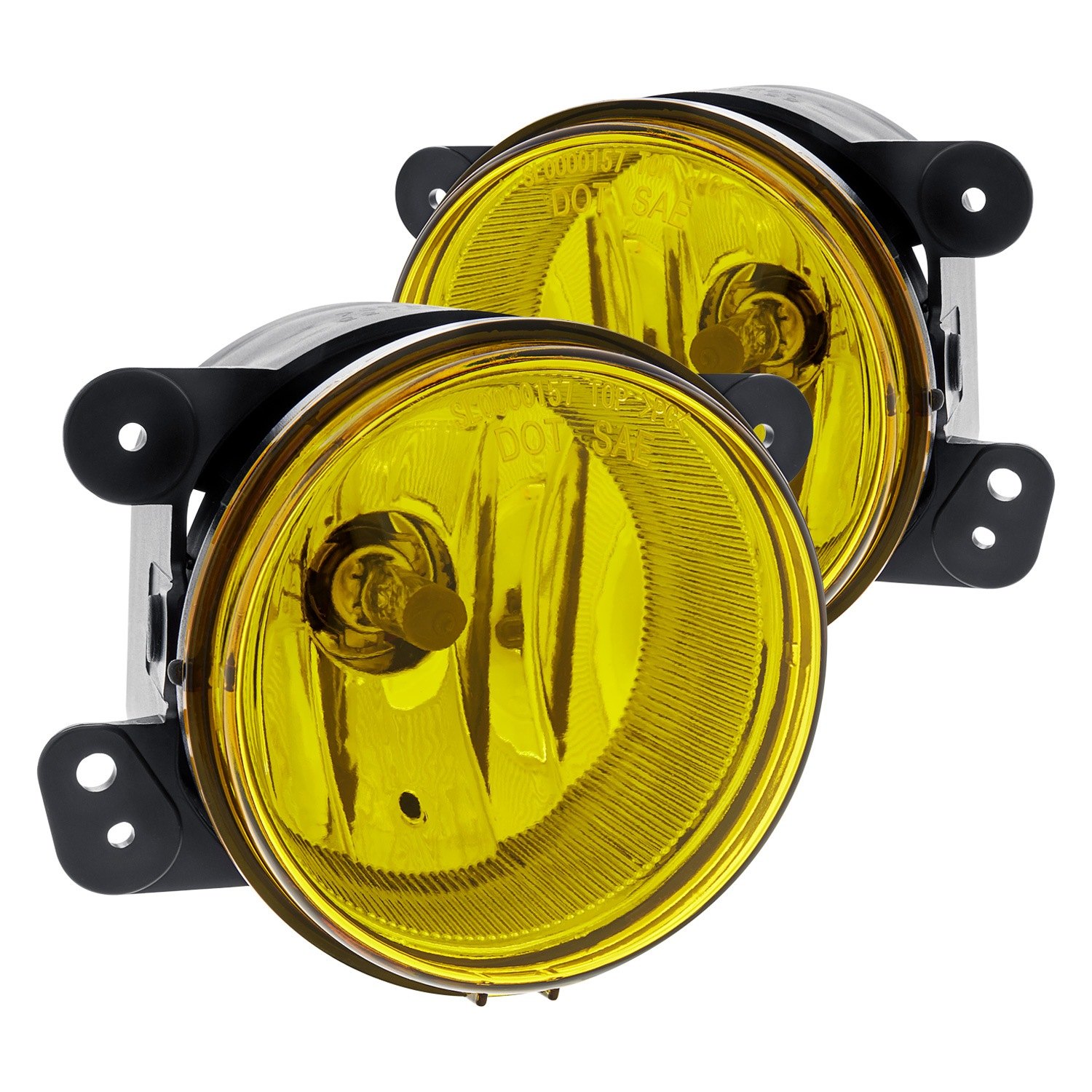 Lumen® - Jeep Wrangler 2009 Yellow Factory Style Fog Lights