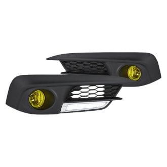 Lumen® - Yellow Factory Style Fog Lights with LED DRL