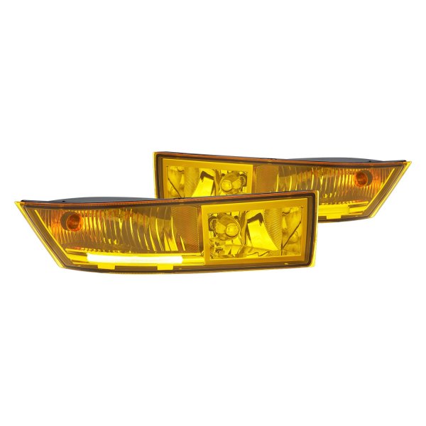 Lumen® - Yellow Fog Lights with LED DRL, Cadillac Escalade