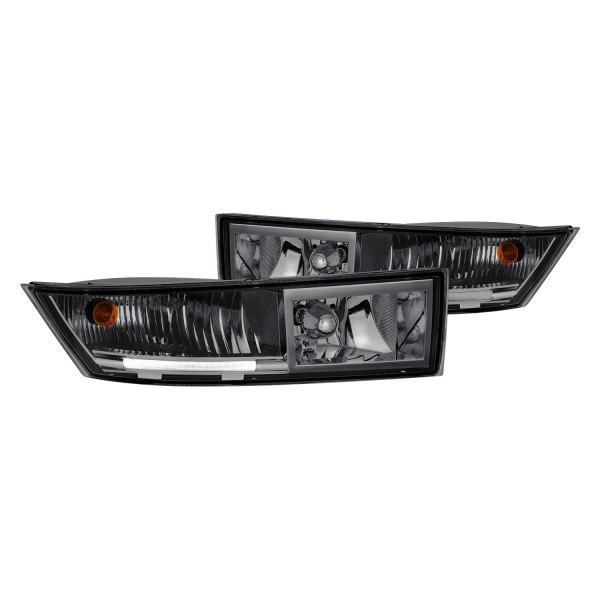 Lumen® - Smoke Fog Lights with LED DRL, Cadillac Escalade