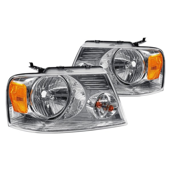 Lumen® - Chrome Euro Headlights, Ford F-150
