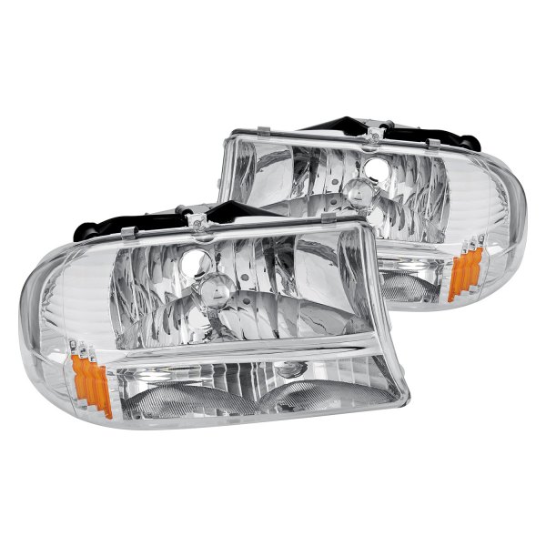 Lumen® - Chrome Euro Headlights, Dodge Durango