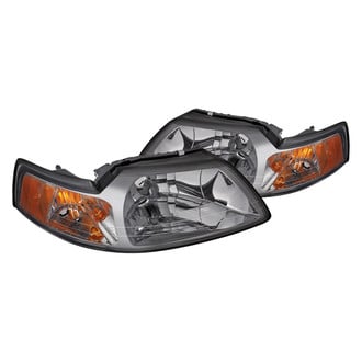 Lumen® - Chrome/Smoke Euro Headlights