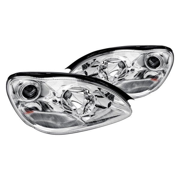 Lumen® - Chrome Projector Headlights, Mercedes S Class