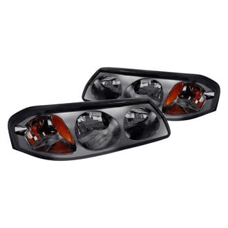 Lumen® - Black/Chrome Smoke Euro Headlights