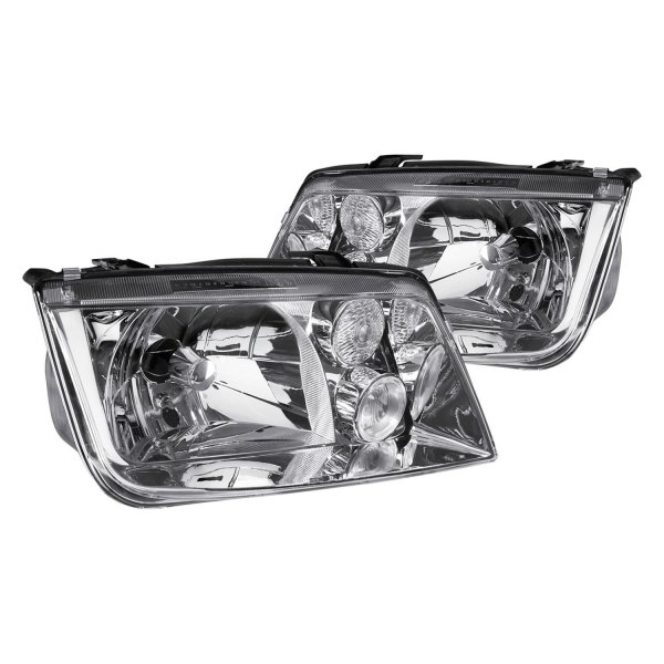 Lumen® - Chrome Factory Style Headlights, Volkswagen Jetta