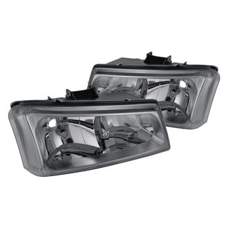 Lumen® - Chrome/Smoke Euro Headlights