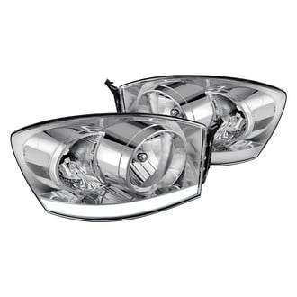 Lumen® - Chrome LED DRL Bar Headlights