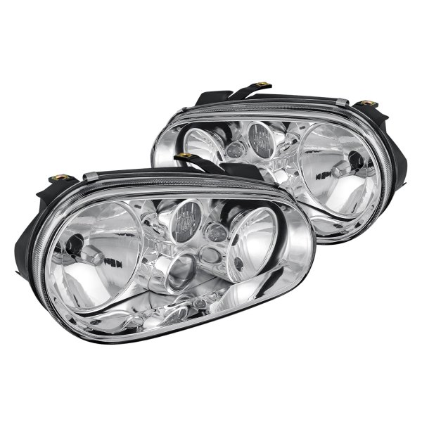 Lumen® - Chrome Factory Style Headlights, Volkswagen Golf