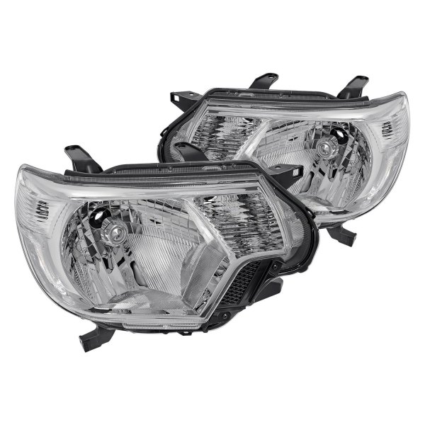 Lumen® - Chrome Factory Style Headlights, Toyota Tacoma