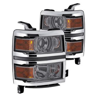 Lumen® - Chrome/Smoke Projector Headlights