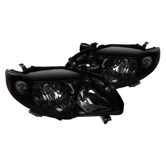 Lumen® - Chrome/Smoke Euro Headlights