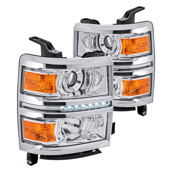 Lumen® - Chrome Projector Headlights with LED DRL