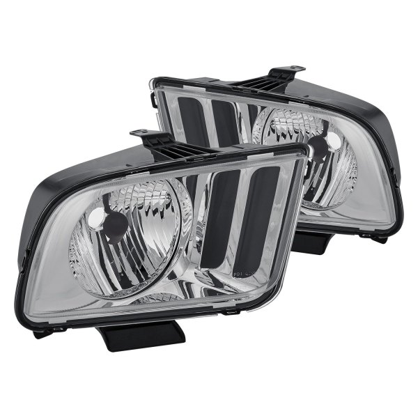 Lumen® - Chrome Euro Headlights, Ford Mustang