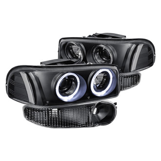 Lumen® - Black Dual Halo Projector Headlights