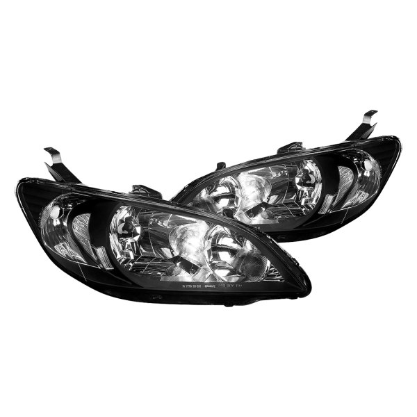 Lumen® - Black/Chrome Euro Headlights