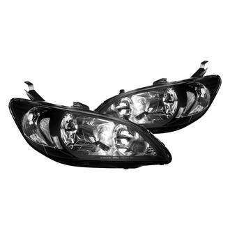 Lumen® - Black/Chrome Euro Headlights