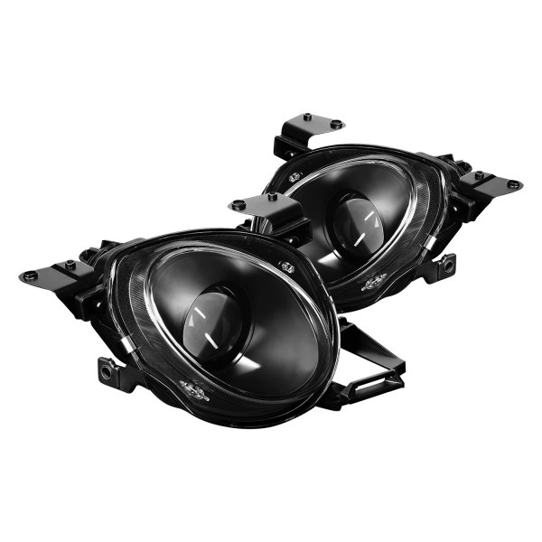 Lumen® - Black Projector Headlights, Lexus SC