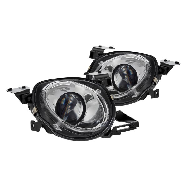 Lumen® - Chrome Projector Headlights, Lexus SC