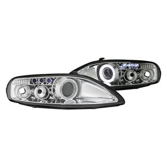 Lumen® - Chrome Halo Projector Headlights with Parking LEDs