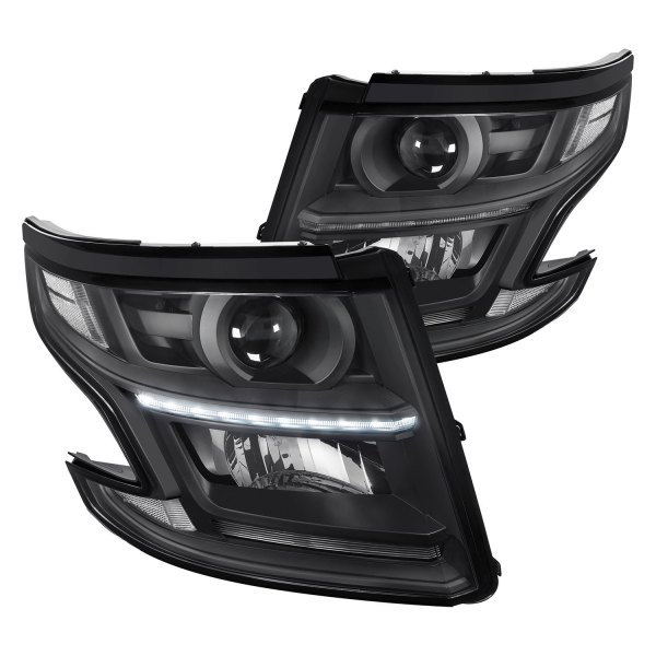 Lumen® - Black Projector Headlights with LED DRL