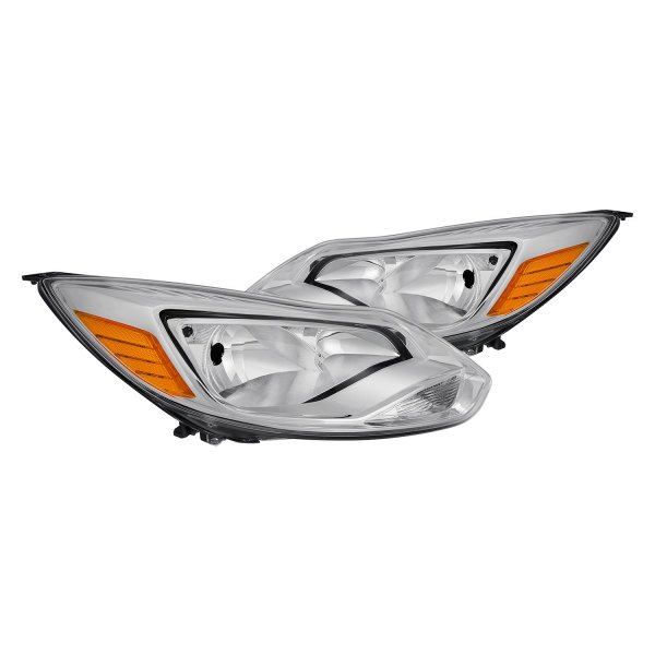 Lumen® - Chrome Factory Style Headlights, Ford Focus